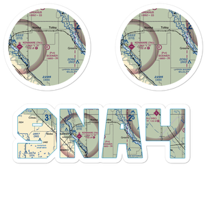 Bodmer Airport (9NA4) VFR Sectional Sticker Pack