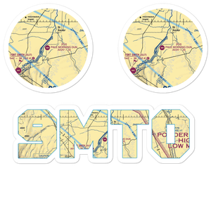 Pale Morning Dun Ranch Airport (9MT0) VFR Sectional Sticker Pack