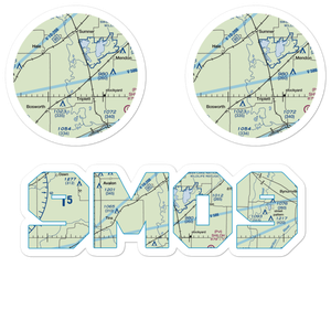 Eagle Lodge Airport (9MO9) VFR Sectional Sticker Pack