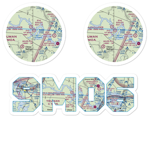 Ivy Bend Airport (9MO6) VFR Sectional Sticker Pack