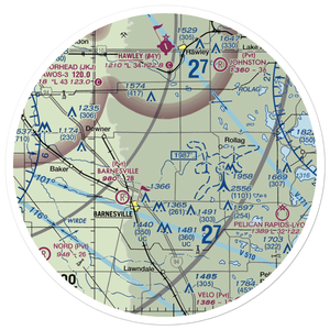 Janssen Airport (9MN5) VFR Sectional Sticker (30 mile)