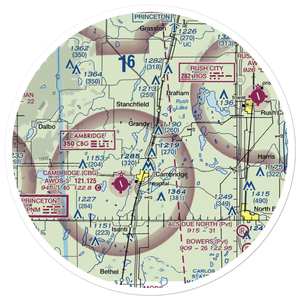 Troll Farm Airport (9MN1) VFR Sectional Sticker (30 mile)