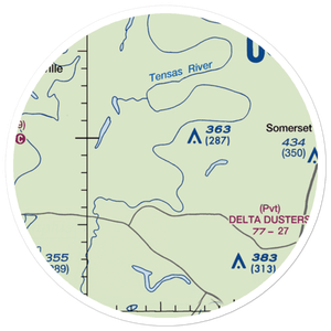 Norris Airstrip (9LA2) VFR Sectional Sticker (20 mile)