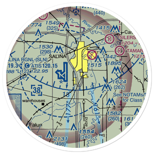 Dmh Airport (9KS9) VFR Sectional Sticker (20 mile)