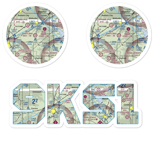 Hartland Airport (9KS1) VFR Sectional Sticker Pack