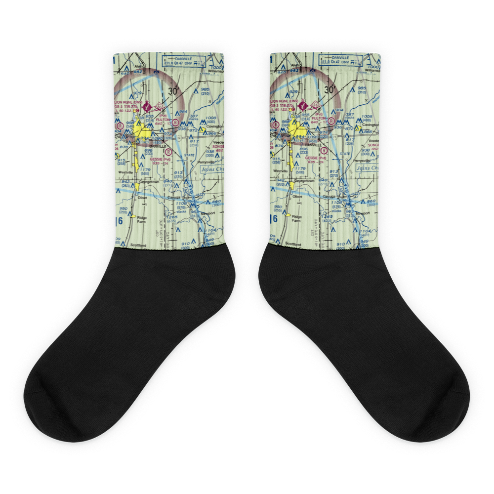 Gessie Airport (9IN9) VFR Sectional Socks 