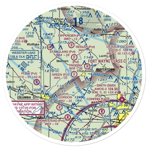 Green Field (9IN8) VFR Sectional Sticker (30 mile)