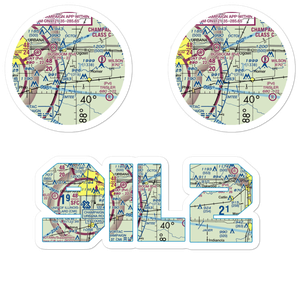 Routh Airport (9IL2) VFR Sectional Sticker Pack