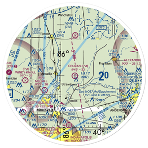 Cruzan Field (9II4) VFR Sectional Sticker (30 mile)