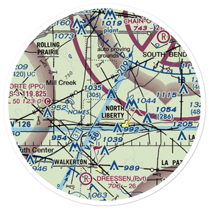 Dillon Airport (9II3) VFR Sectional Sticker (20 mile)