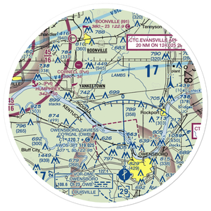 Short Stop Airport (9II1) VFR Sectional Sticker (30 mile)