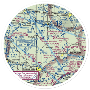 Shaffer Airport (9II0) VFR Sectional Sticker (30 mile)
