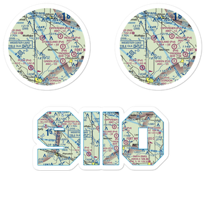 Shaffer Airport (9II0) VFR Sectional Sticker Pack