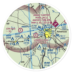 Lowell Field (9GA5) VFR Sectional Sticker (20 mile)