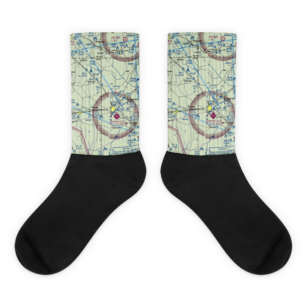Young Field (9GA3) VFR Sectional Socks 