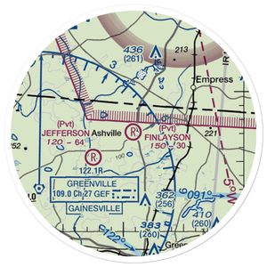 Finlayson Farm Airport (9FL8) VFR Sectional Sticker (20 mile)