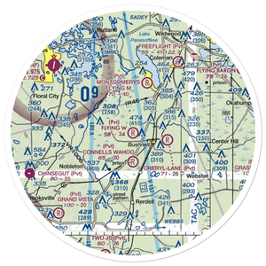 Flying W Airranch Airport (9FL1) VFR Sectional Sticker (30 mile)