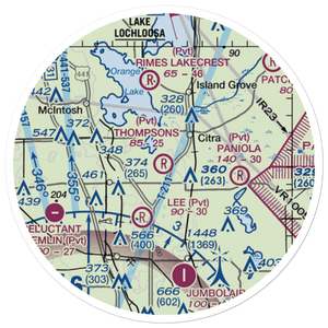 Thompson's Goinbroke Aero Ranch Airport (9FD5) VFR Sectional Sticker (20 mile)