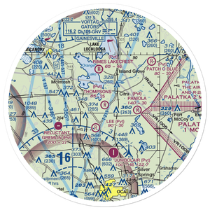 Thompson's Goinbroke Aero Ranch Airport (9FD5) VFR Sectional Sticker (30 mile)