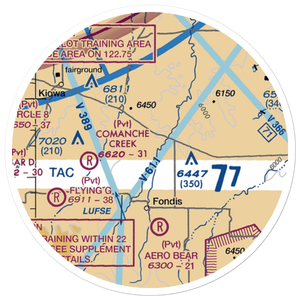 Herrick Airport (9CO8) VFR Sectional Sticker (20 mile)