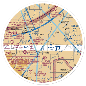 Herrick Airport (9CO8) VFR Sectional Sticker (30 mile)