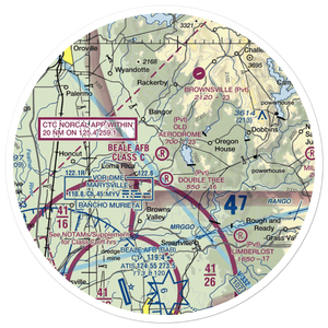 Old Aerodrome (9CL7) VFR Sectional Sticker (30 mile)
