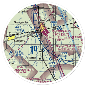 Blair Strip (9CL5) VFR Sectional Sticker (20 mile)