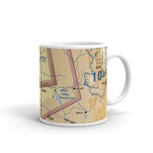 Likely Airport (9CL3) VFR Sectional  Mug