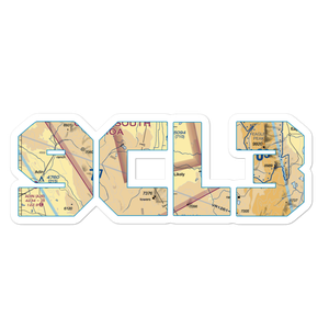 Likely Airport (9CL3) VFR Sectional Sticker