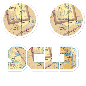 Likely Airport (9CL3) VFR Sectional Sticker Pack