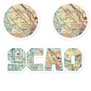 Psk Ranch Airport (9CA0) VFR Sectional Sticker Pack