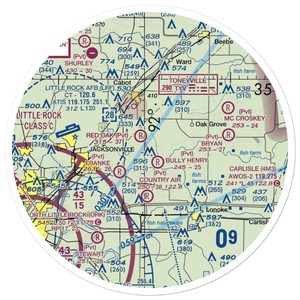 Henry Field (9AR9) VFR Sectional Sticker (30 mile)