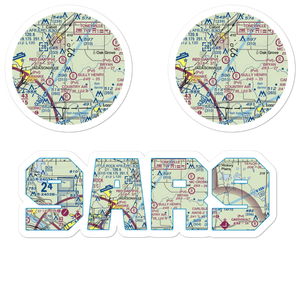 Henry Field (9AR9) VFR Sectional Sticker Pack