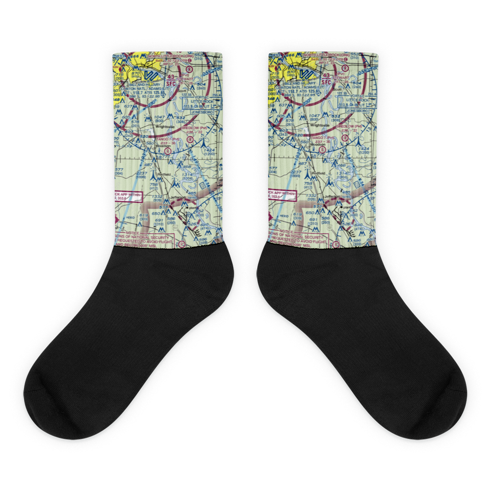 Tango 7 Airport (9AR4) VFR Sectional Socks 