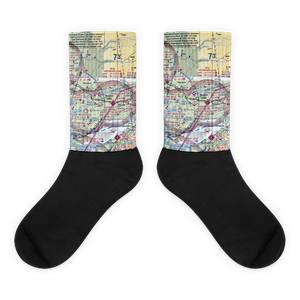 Leisurewood Airstrip Owners Assoc Airport (9AK6) VFR Sectional Socks
