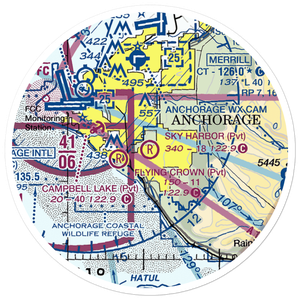Sky Harbor Airport (9AK5) VFR Sectional Sticker (20 mile)