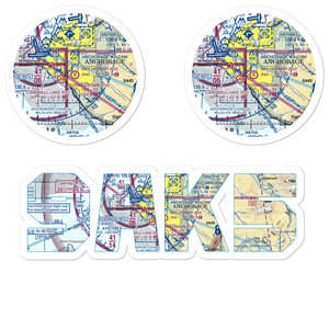 Sky Harbor Airport (9AK5) VFR Sectional Sticker Pack