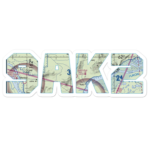 Kako Airport (9AK2) VFR Sectional Sticker