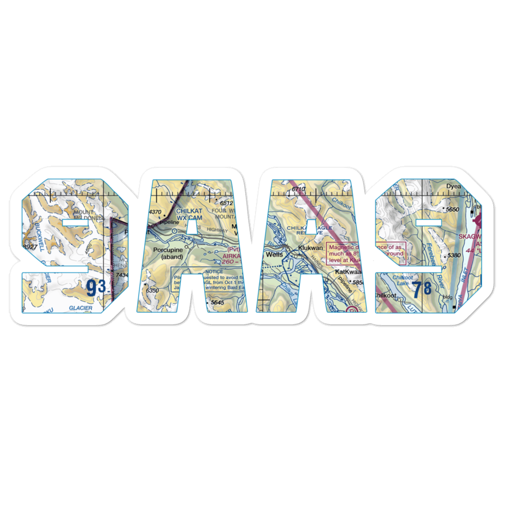 Airkat Airpark (9AA9) VFR Sectional Sticker 