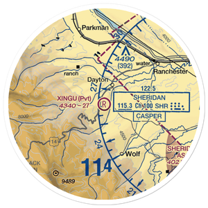 Xingu Airstrip (99WY) VFR Sectional Sticker (20 mile)