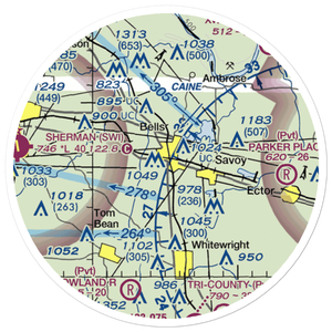 Pritchard Airport (99TE) VFR Sectional Sticker (20 mile)