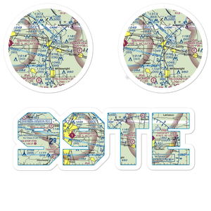 Pritchard Airport (99TE) VFR Sectional Sticker Pack