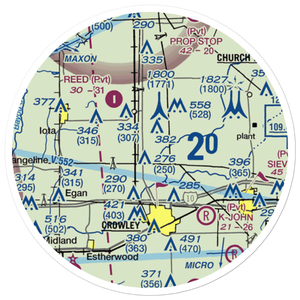 Lawson Field (99LA) VFR Sectional Sticker (20 mile)