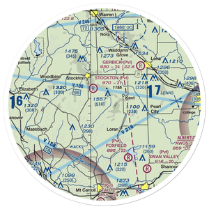 Providence Place Field (99IL) VFR Sectional Sticker (30 mile)