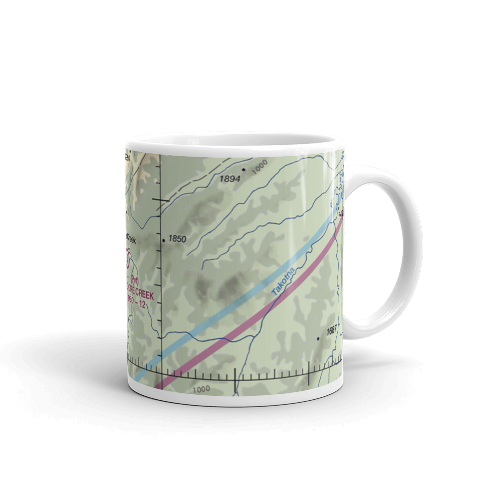 Moore Creek Airport (99AK) VFR Sectional  Mug 