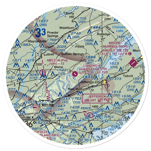 Landing At River'S Edge (98TN) VFR Sectional Sticker (30 mile)