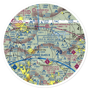 Pleasant Hill Airport (98PA) VFR Sectional Sticker (30 mile)