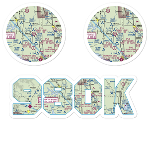 Candy Lake Estate Airport (98OK) VFR Sectional Sticker Pack