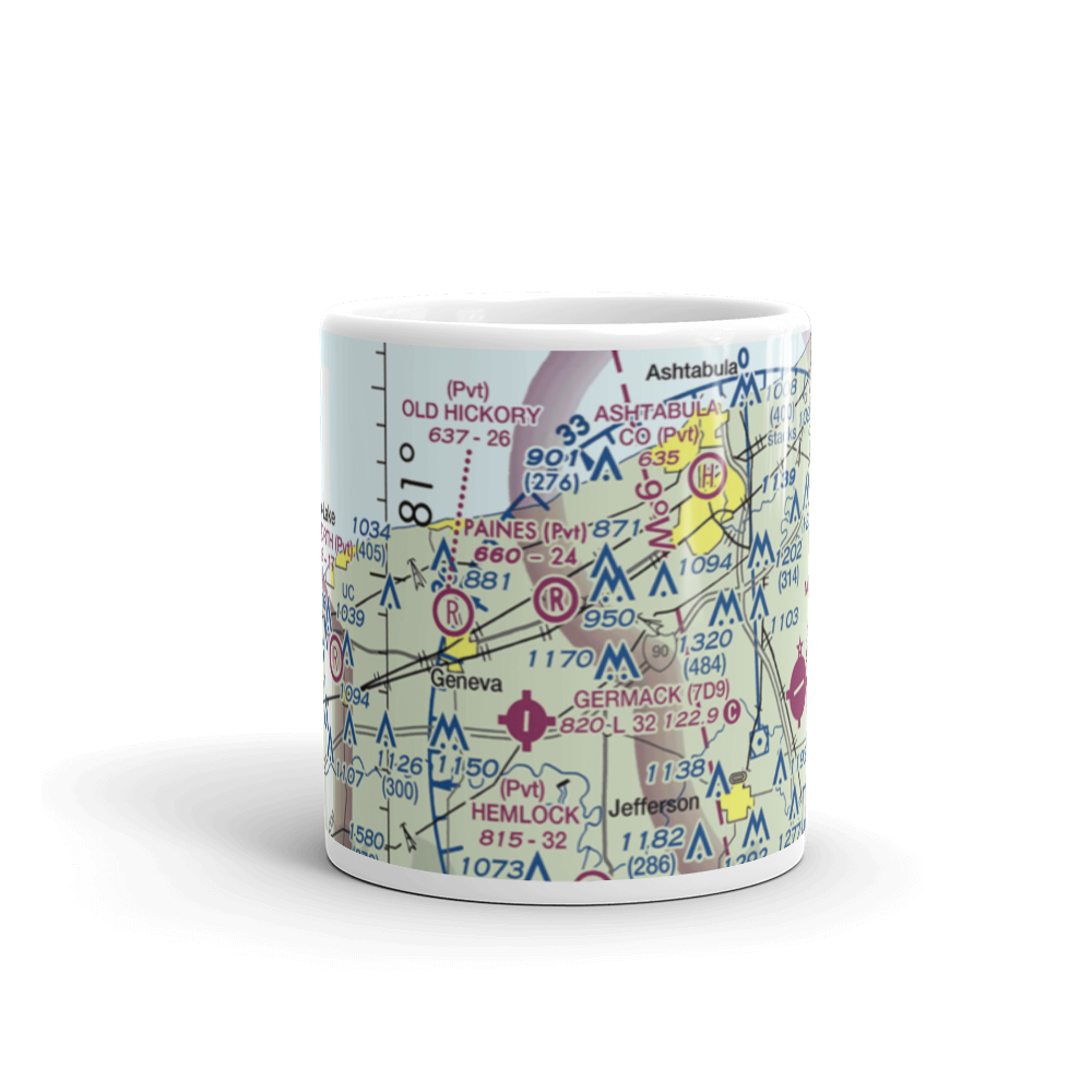 Paine's Airport (98OH) VFR Sectional  Mug 