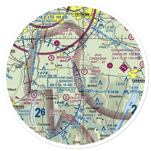 Krenzers Airport (98NY) VFR Sectional Sticker (30 mile)